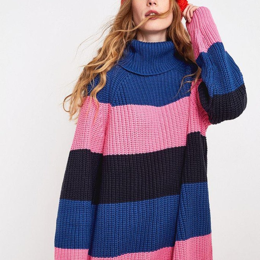 Lazy Oaf oversized  Stripe Knitted Jumper